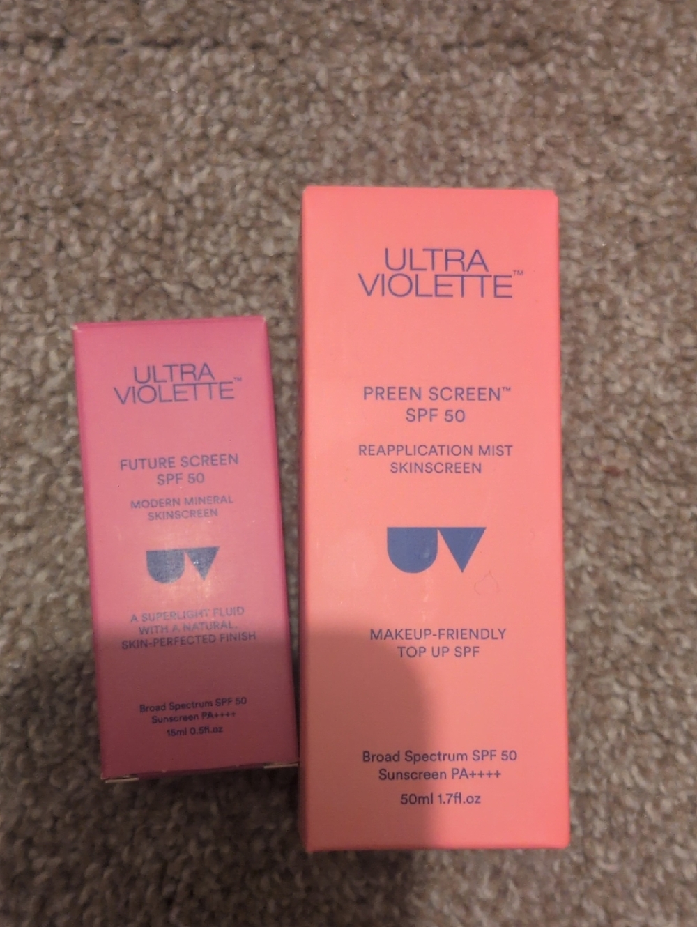 Ultra Violette Preen Screen Reapplication Mist And Mini Future Screen SPF 50
